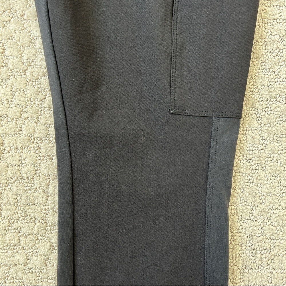 Athleta Leggings 12 Headlands Hybrid Cargo Pockets Tights Hiking Outdoors Black - Picture 13 of 14